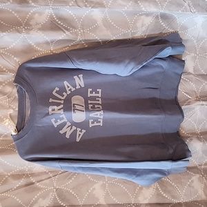 American Eagle, blue, crewneck sweatshirt, size large